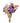 Bloomingville - Edge Buket, Lilla, Kunstige Blomster - Ø30 × H80 cm