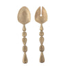 Bloomingville - Edi Salatsæt, Messing, Jern - L26,5 × B6 cm, sæt med 2