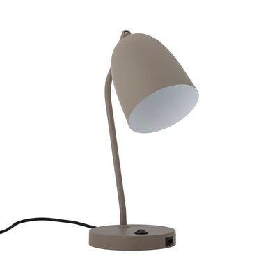 Bloomingville - Lemar Bordlampe, Grå, Jern - L26 × H37 × B15 cm