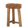 Bloomingville - Delray Taburet, Natur, Genanvendt Træ - Ø33 × H46 cm