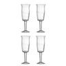 Bloomingville - Asha Vinglas, Klar, Genanvendt Glas - Ø6 × H17,5 cm, sæt med 4