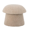 Bloomingville - Bocca Puf, Natur, polyester - Ø46 × H38 cm
