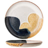 Bloomingville - Jules Serveringsfad, Blå, Stentøj - Ø35 × H4 cm