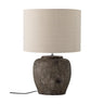Bloomingville - Isabelle Bordlampe, Grå, Stentøj - Ø44 × H62 cm