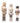 Bloomingville - Darryl Deko, Brun, Polyresin - L6 × H23 × B5/L6 × H25 × B5/L6 × H27 × B5 cm, sæt med 3