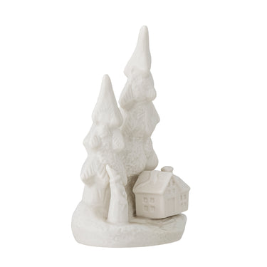 Bloomingville - Fadima Deko, Hvid, Stentøj - L8,5 × H14 × B6,5 cm