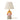 Bloomingville - Miss Jody Bordlampe, Multifarvet, Stentøj - Ø24 × H41 cm