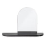 Bloomingville - Annlie Spejl m/hylde, Sort, MDF - L72 × H48 × B20 cm