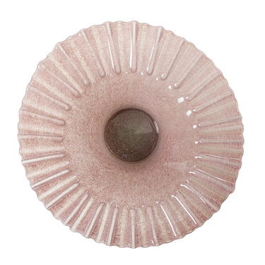 Bloomingville - Garnet Skål, Rosa, Glas - Ø29 × H11 cm