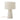 Bloomingville - Emmie Bordlampe, Hvid, polyester - Ø20 × H30 cm