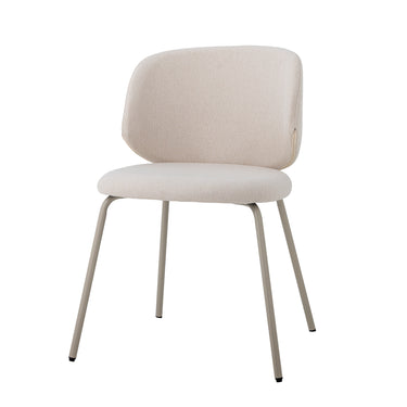 Bloomingville - Ponte Spisebordsstol, Grå, polyester - L53 × H77 × B55 cm