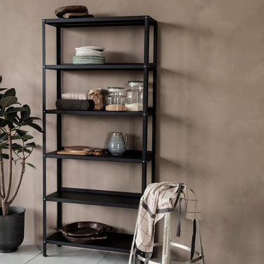 House Doctor - Reol L90 x H200 cm, Use, Sort - Bolig og Haven