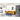 House Nordic - Venezia Sofabord - sort, m. glas, Ø70xH40cm - Bolig og Haven