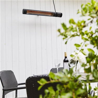HEAT1 - Terrassevarmer eco high-line 2000W sort B73 cm - Bolig og Haven