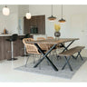 House Nordic - Toulon Spisebord - olieret eg med bølget kant - 200x95xh76x4 cm - Bolig og Haven
