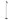 House Nordic - Paris Gulvlampe - Sort, 150cm - Bolig og Haven
