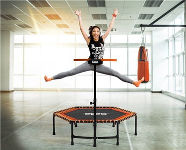 Salta Trampolin Fitness med håndtag, orange - Bolig og Haven
