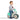 Falk - Gåcykel, Strada scooter creme/grøn 1-3 år - Bolig og Haven