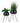 Ardola Blomsterstandere 2 blomsterstandere i sort