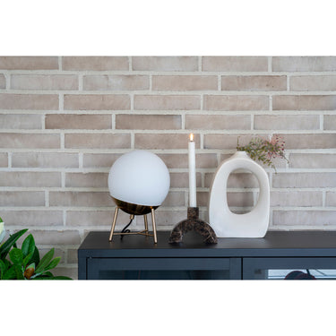 Keramik Vase - Hvid H27,5 cm