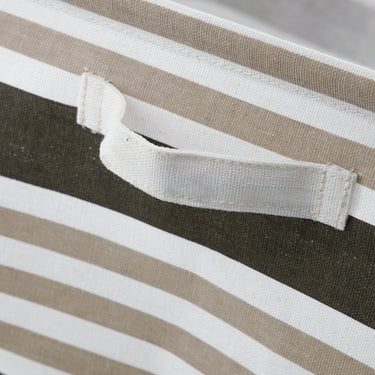 House Doctor - Opbevaringskurv, Store, Brunstribet H50 cm