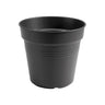 Sort, rund Green basic urtepotte i genbrugsplast fra Elho